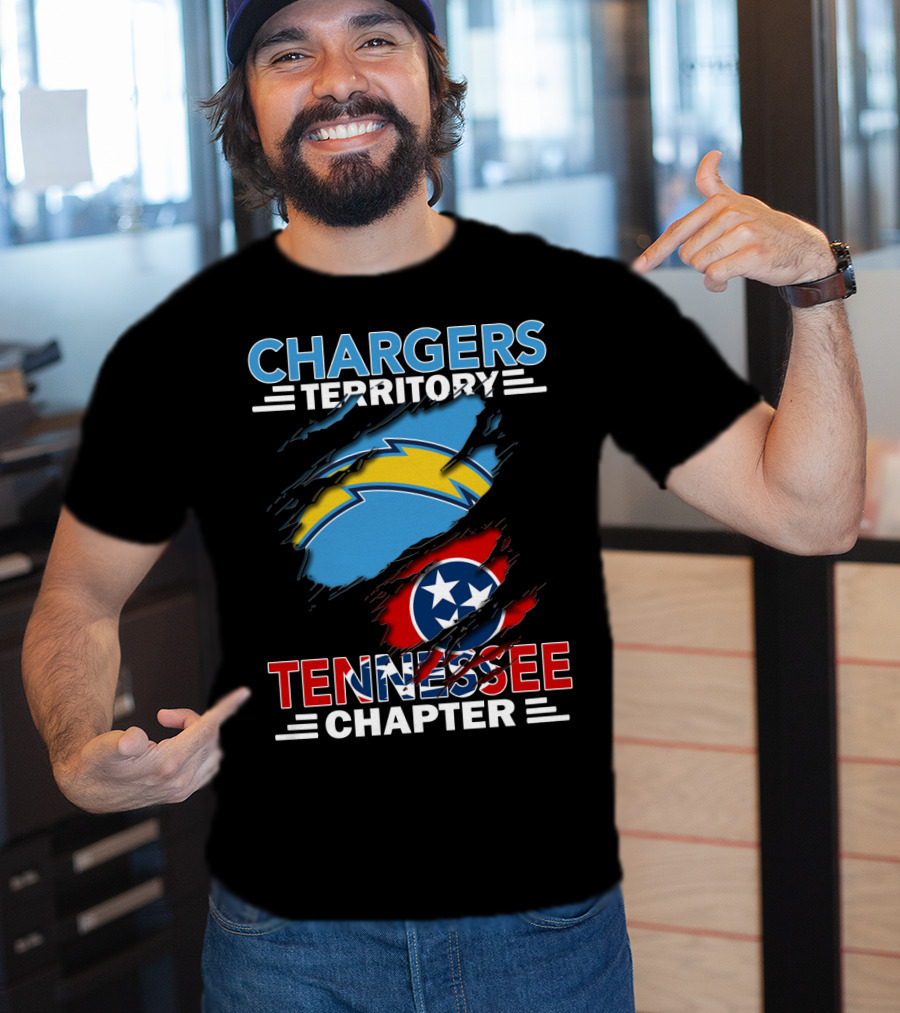Chargers Territory Tennessee Chapter Football Fan T-Shirt