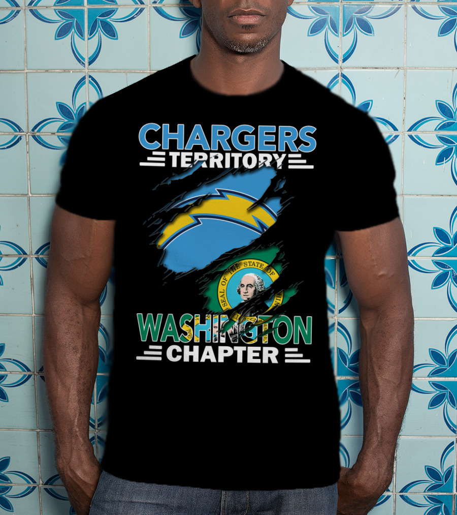 Chargers Territory Washington Chapter Seal T-Shirt