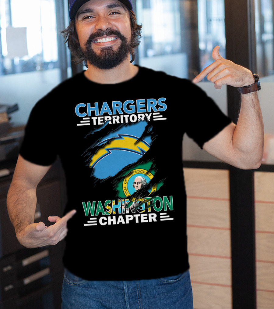 Chargers Territory Washington Chapter Seal T-Shirt