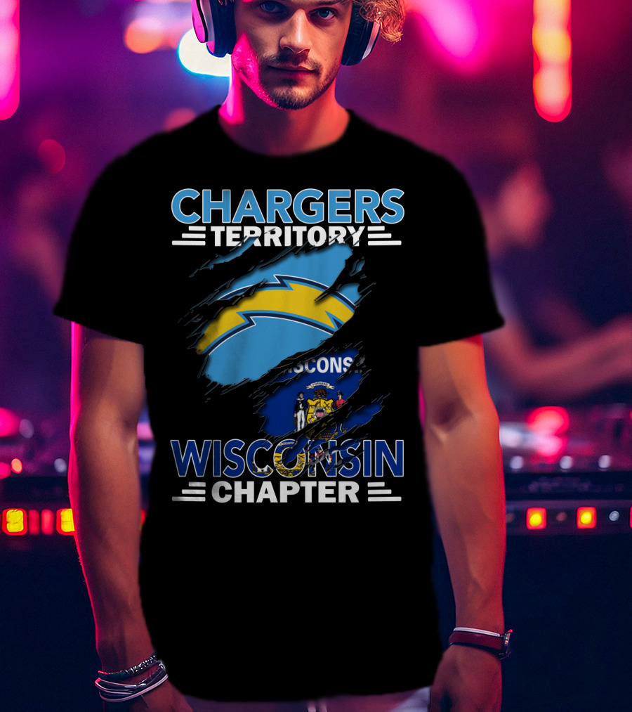 Chargers Territory Wisconsin Chapter NFL Los Angeles Team T-Shirt