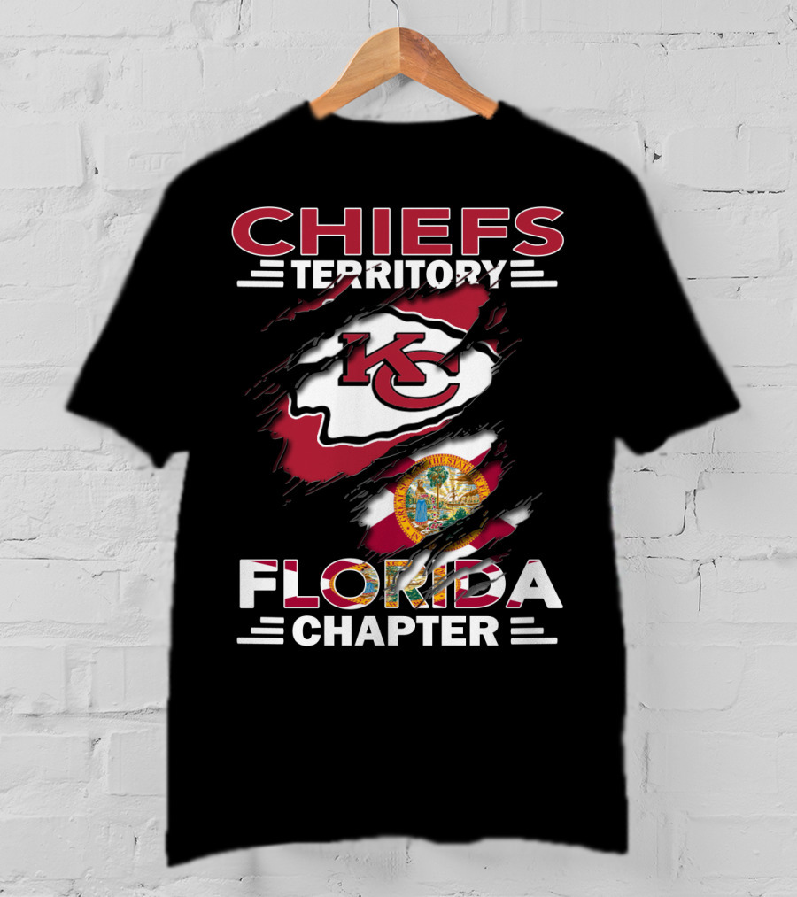 Chiefs Territory Florida Chapter KC Logo Florida Seal T-Shirt