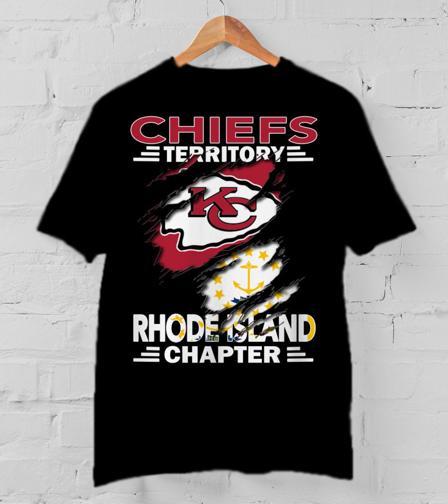 Chiefs Territory Rhode Island Chapter Kansas City Fan Club T-Shirt