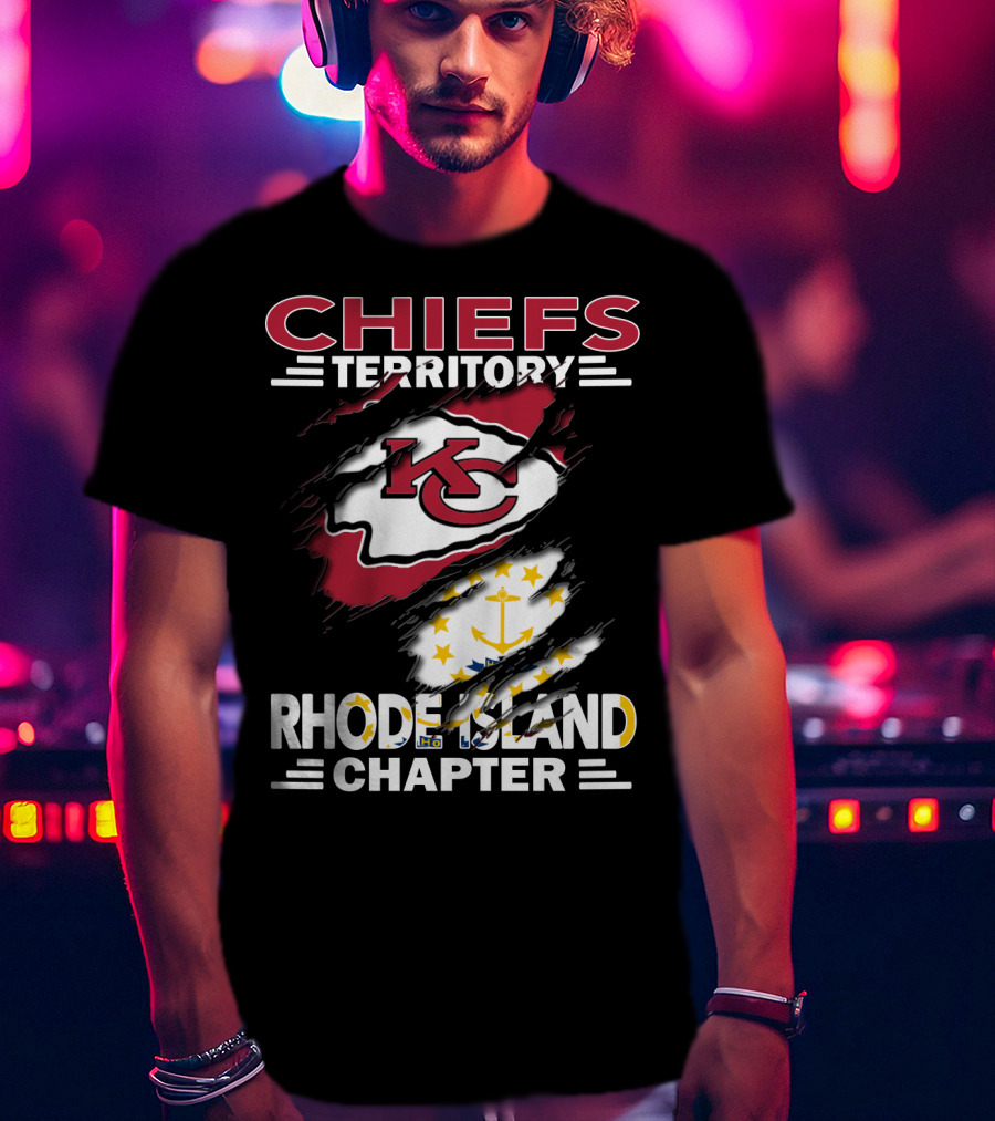 Chiefs Territory Rhode Island Chapter Kansas City Fan Club T-Shirt