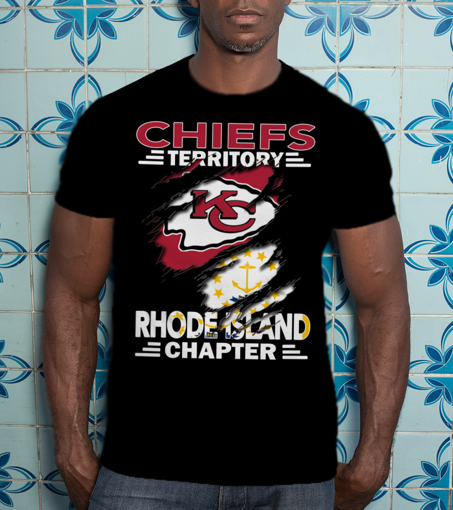 Chiefs Territory Rhode Island Chapter Kansas City Fan Club T-Shirt