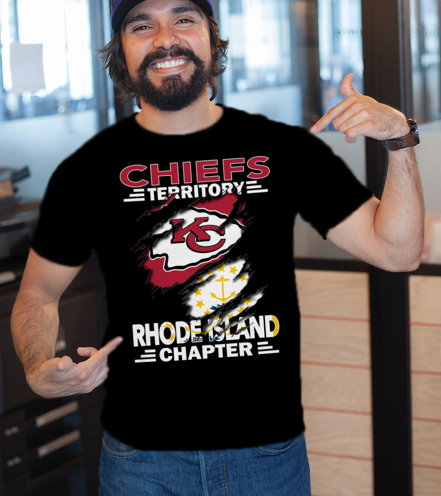 Chiefs Territory Rhode Island Chapter Kansas City Fan Club T-Shirt