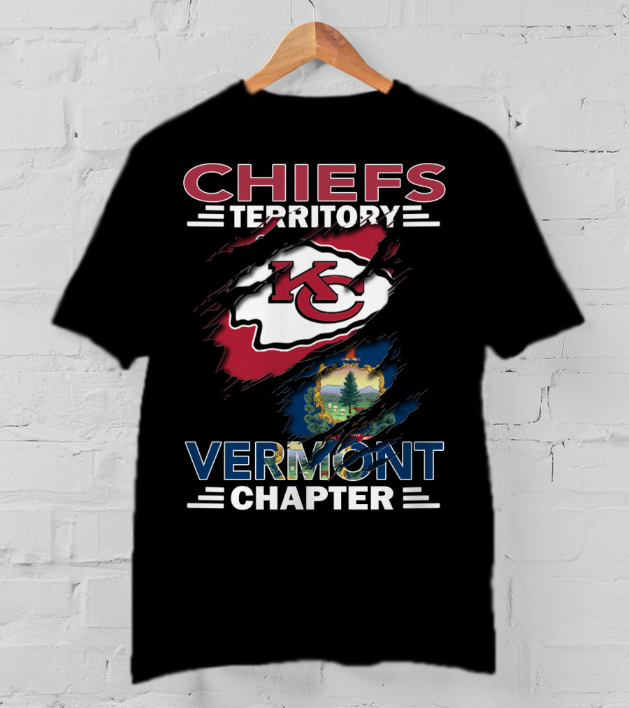 Chiefs Territory Kansas City Chiefs Vermont Chapter T-Shirt