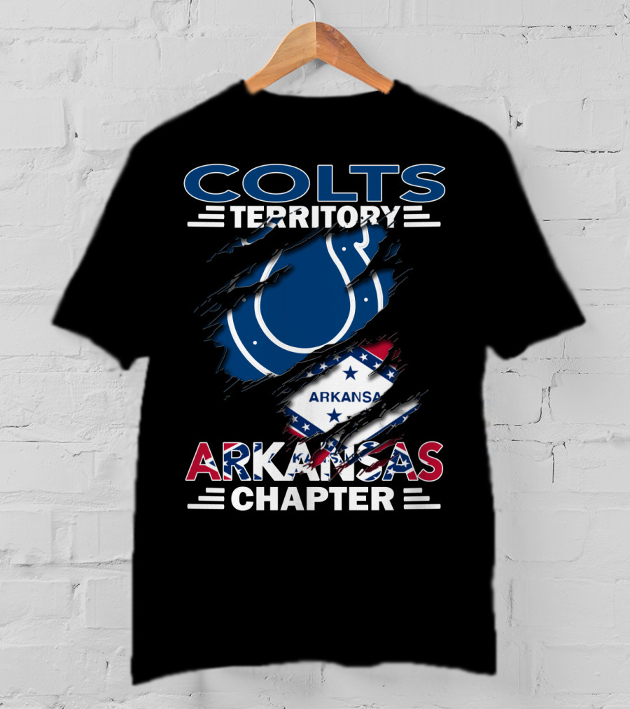 Colts Territory Arkansas Chapter NFL Supporters T-Shirt