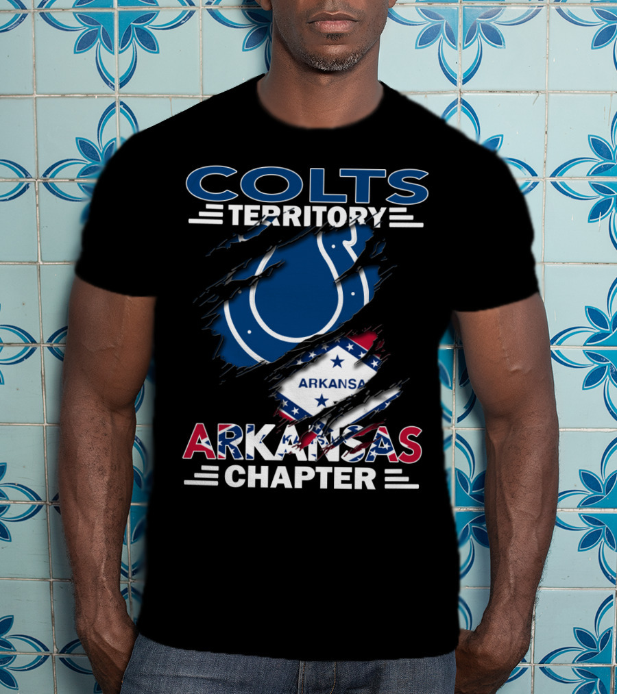 Colts Territory Arkansas Chapter NFL Supporters T-Shirt