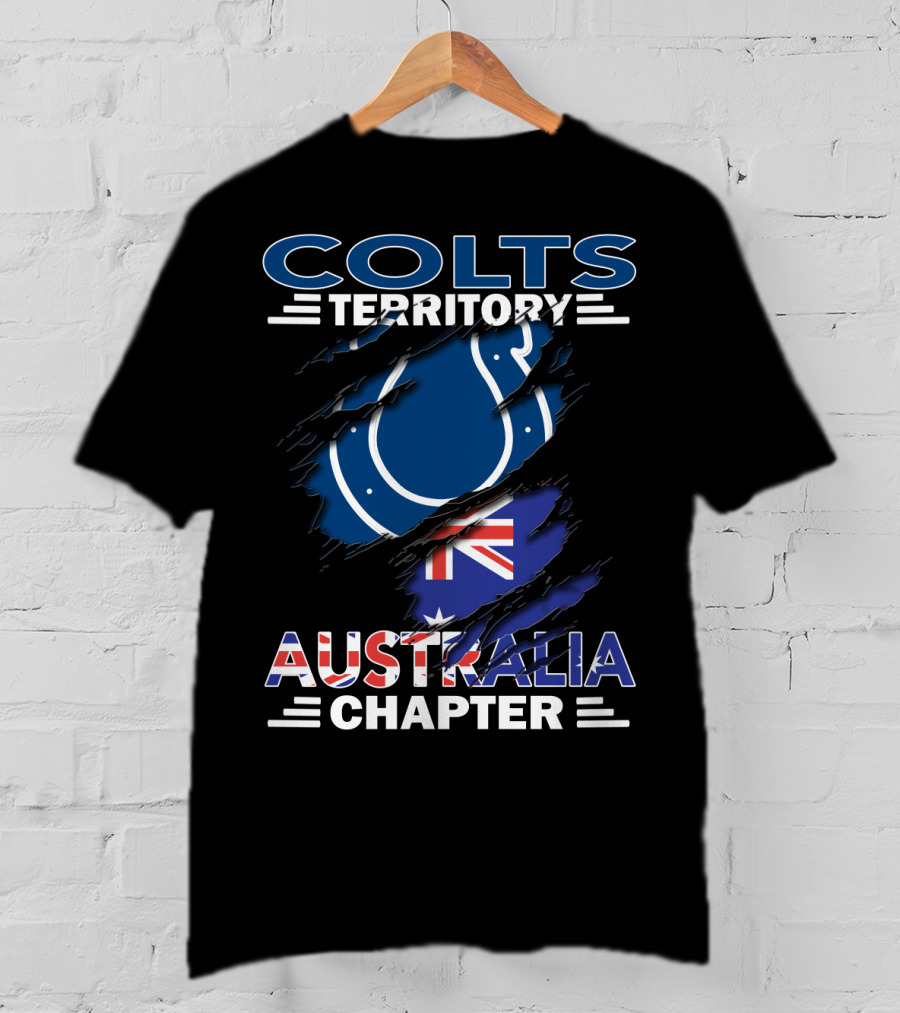 Colts Territory Australia Chapter Flag Emblem T-Shirt