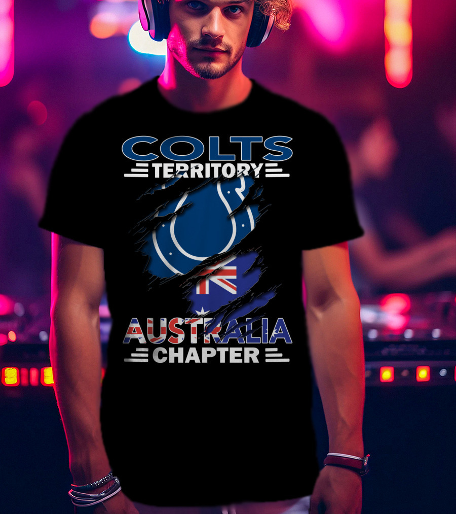 Colts Territory Australia Chapter Flag Emblem T-Shirt
