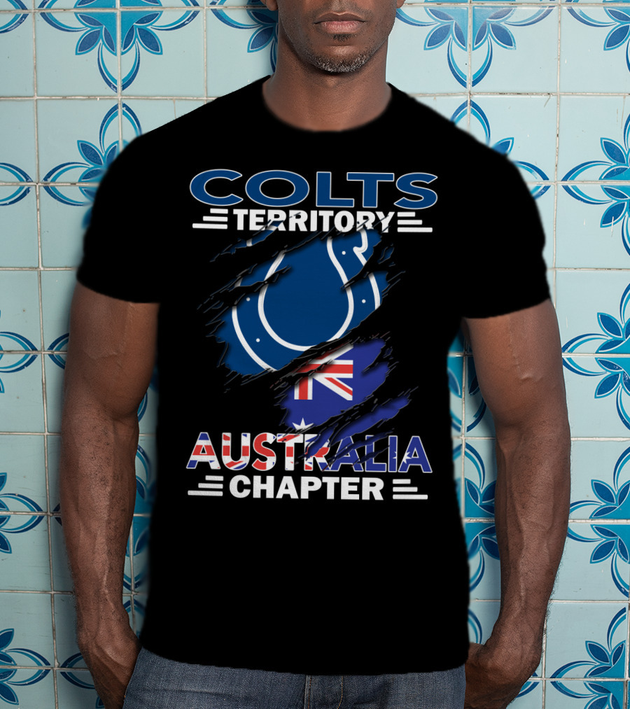 Colts Territory Australia Chapter Flag Emblem T-Shirt