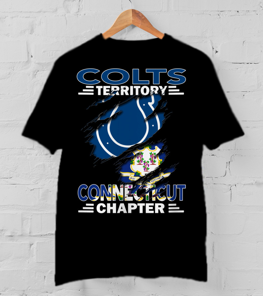 Colts Territory Connecticut Chapter Symbol Décoché T-Shirt