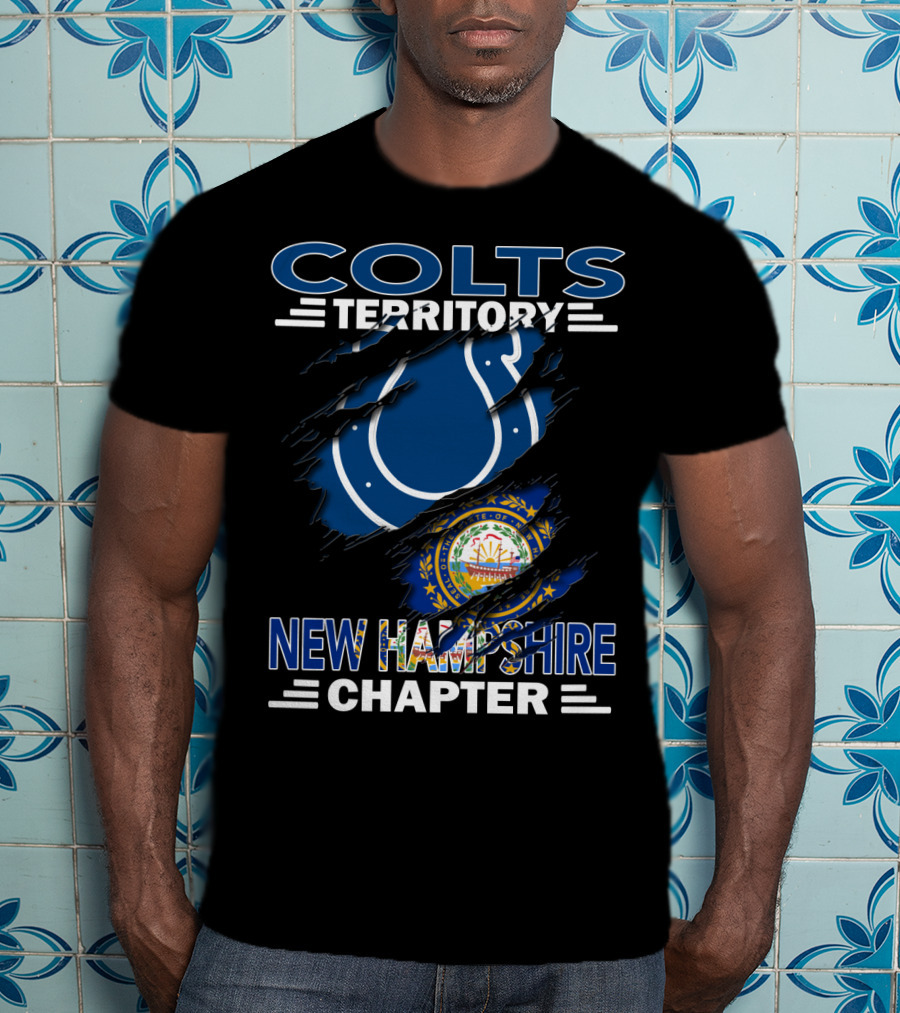 Colts Territory New Hampshire Chapter State Seal Integration T-Shirt
