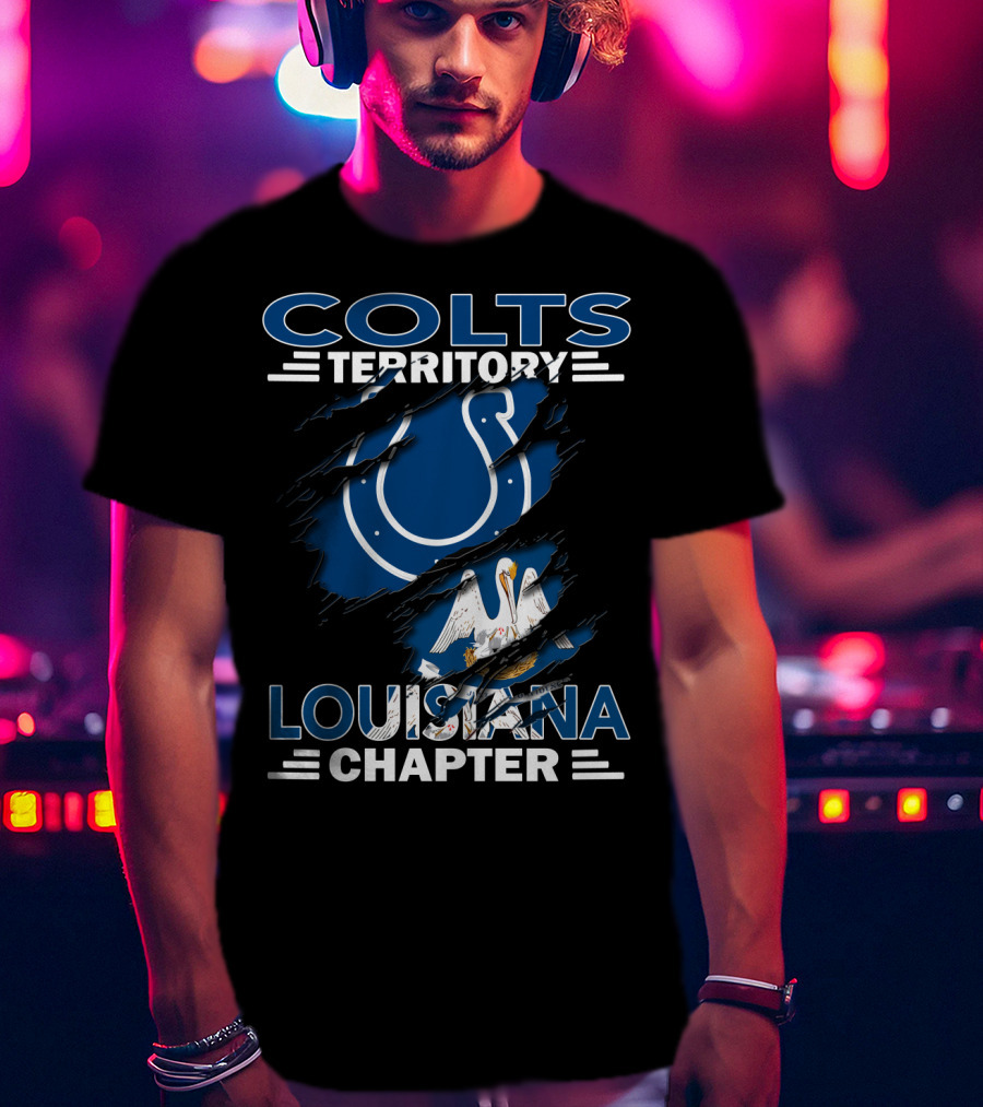 Colts Territory Louisiana Chapter Pelican T-Shirt