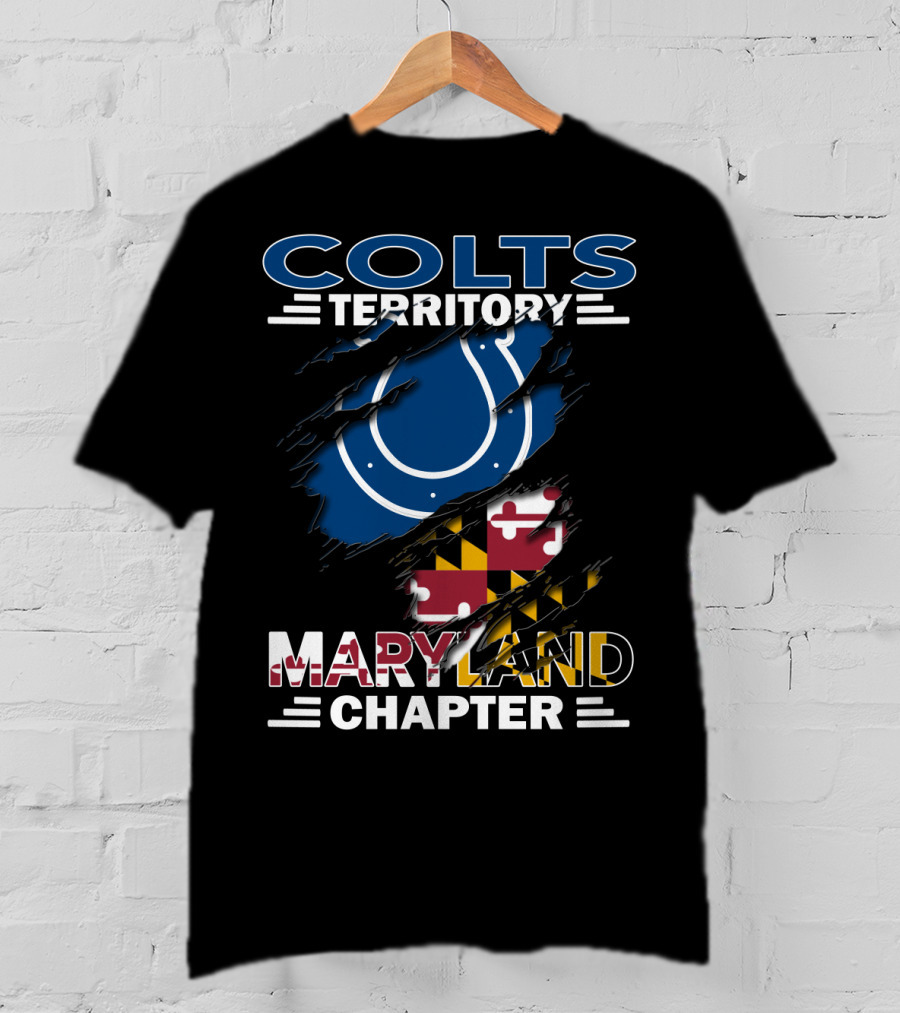 Colts Territory Maryland Chapter Maryland Flag T-Shirt