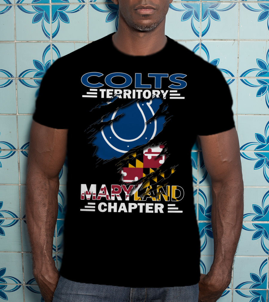 Colts Territory Maryland Chapter Maryland Flag T-Shirt
