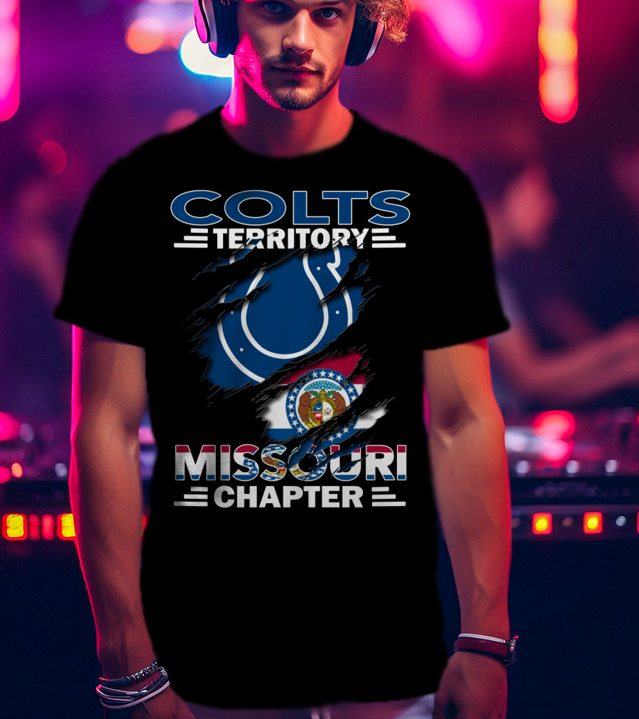 Colts Territory Missouri Chapter Flag Crest T-Shirt