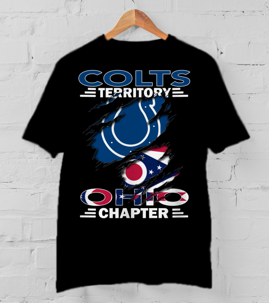 Colts Territory Ohio Chapter Flag And Symbol Integration T-Shirt