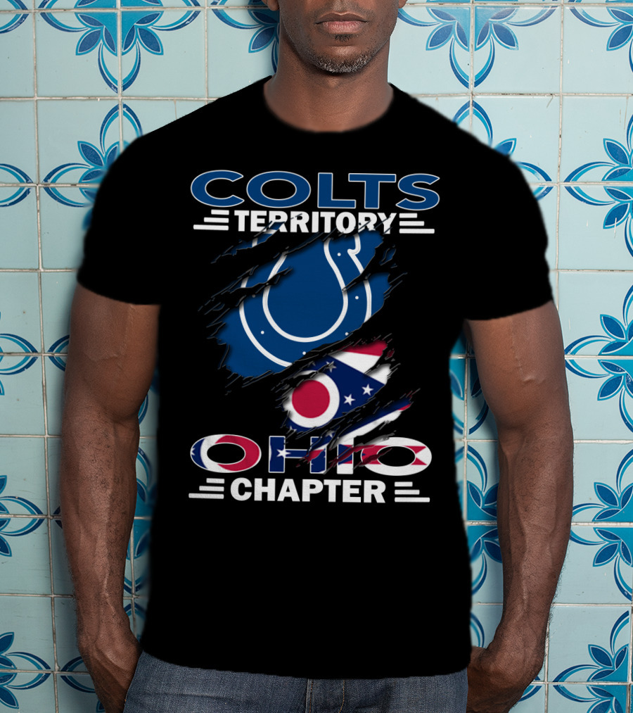 Colts Territory Ohio Chapter Flag And Symbol Integration T-Shirt