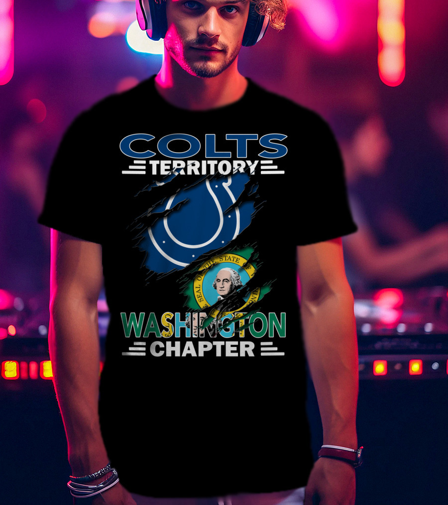 Colts Territory Washington Chapter Seal Of The State Of Washington T-Shirt