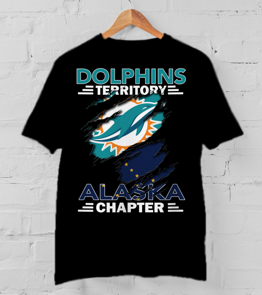 Dolphins Territory Alaska Chapter Miami Dolphins Fan Club T-Shirt