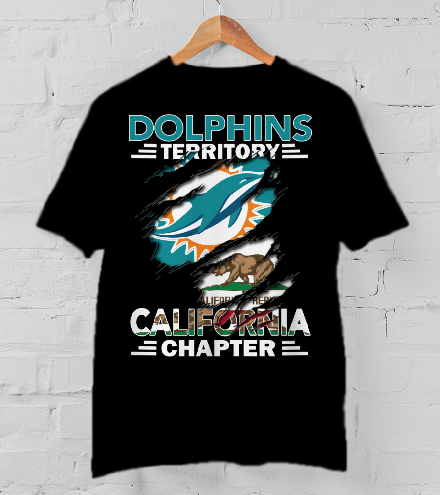 Dolphins Territory California Chapter California Republic Dolphins T-Shirt