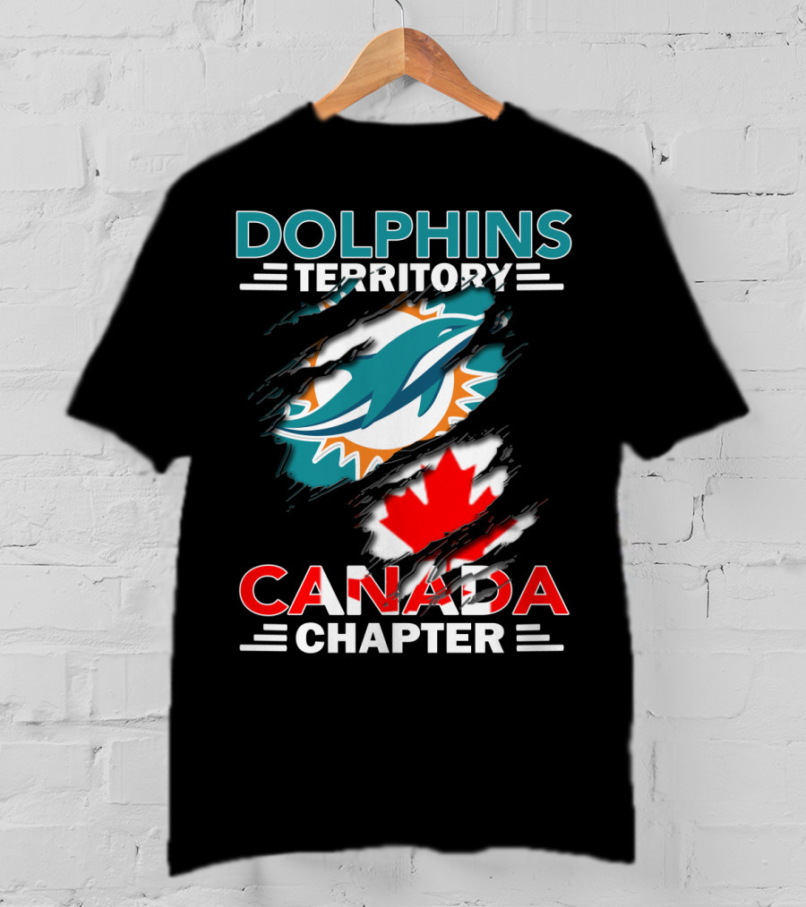 Dolphins Territory Canada Chapter Miami Dolphins Fan Club T-Shirt