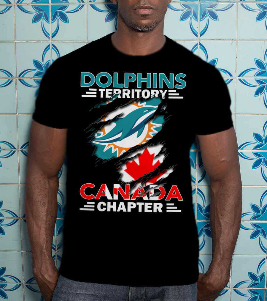 Dolphins Territory Canada Chapter Miami Dolphins Fan Club T-Shirt