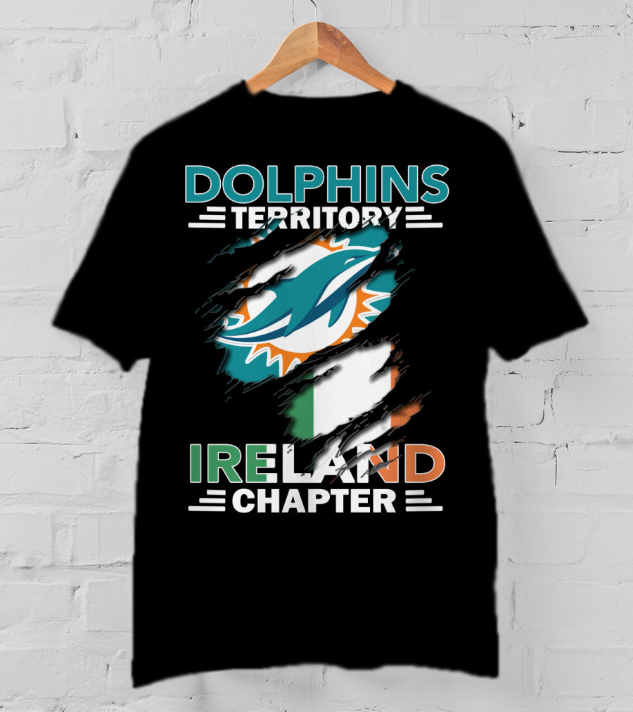Dolphins Territory Ireland Chapter Miami Dolphins Fan Club T-Shirt