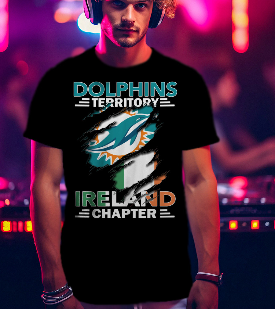 Dolphins Territory Ireland Chapter Miami Dolphins Fan Club T-Shirt