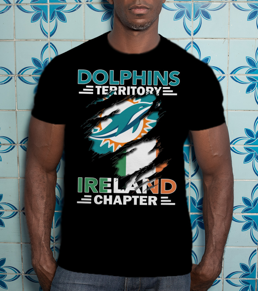 Dolphins Territory Ireland Chapter Miami Dolphins Fan Club T-Shirt