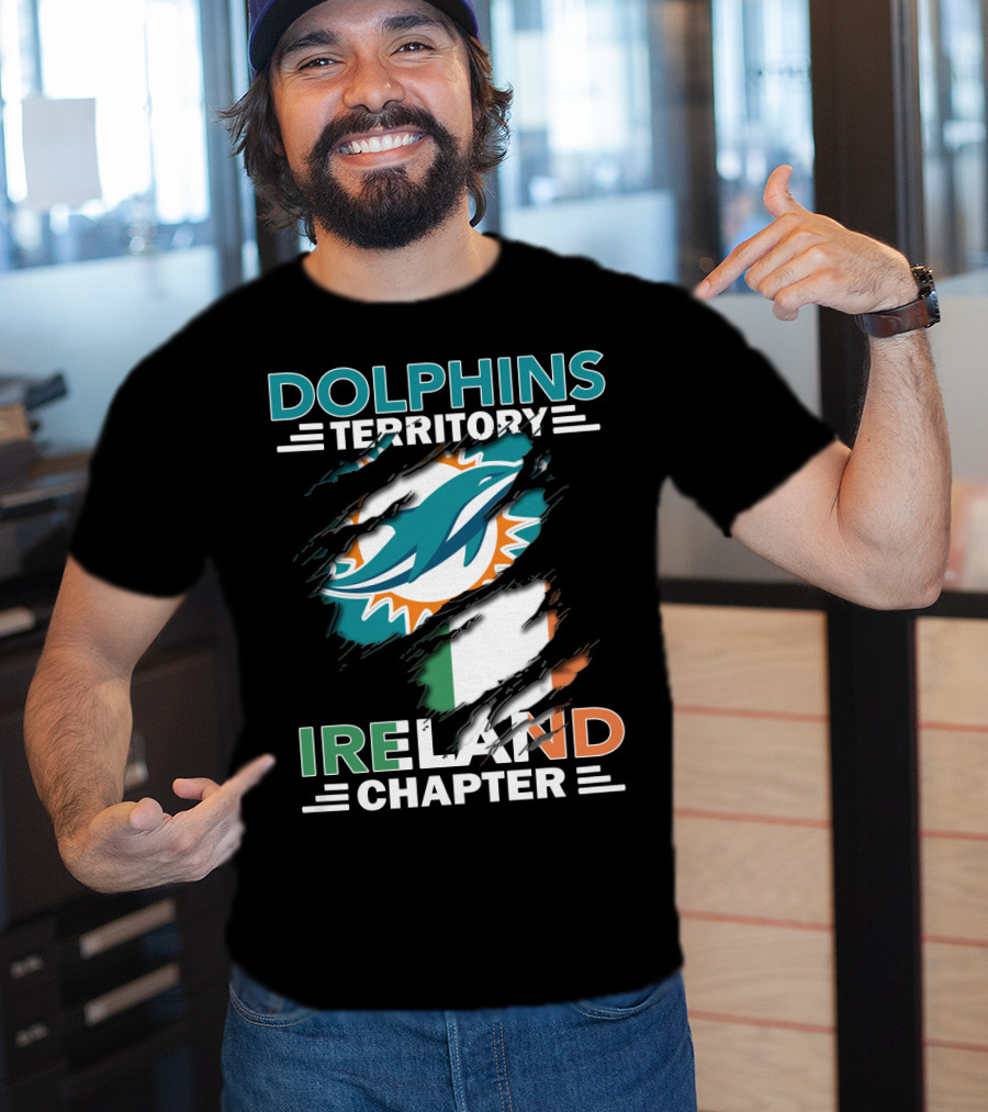 Dolphins Territory Ireland Chapter Miami Dolphins Fan Club T-Shirt