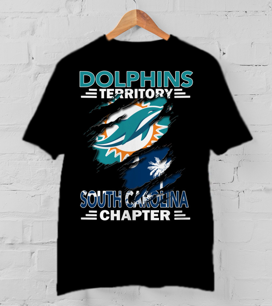 Dolphins Territory South Carolina Chapter Miami Football Fan Group T-Shirt