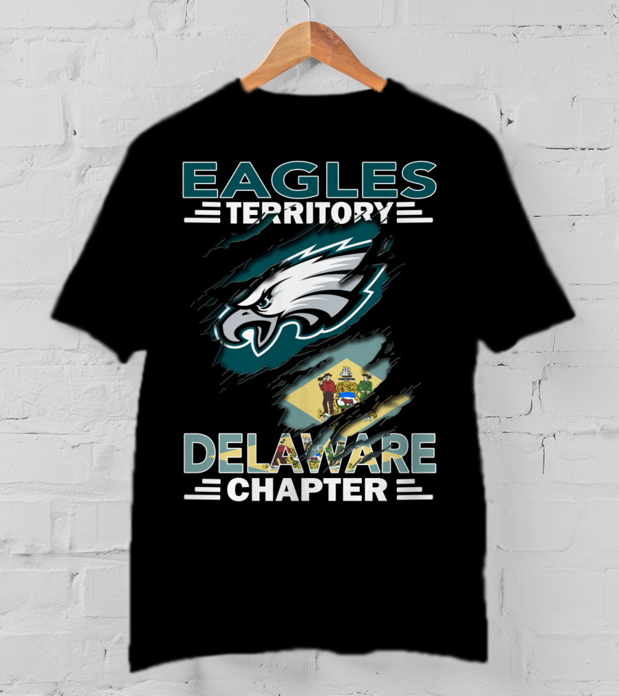 Eagles Territory Delaware Chapter Philadelphia Football Fan Club T-Shirt