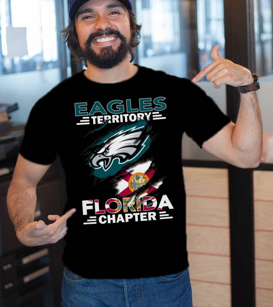 Eagles Territory Florida Chapter Flag T-Shirt