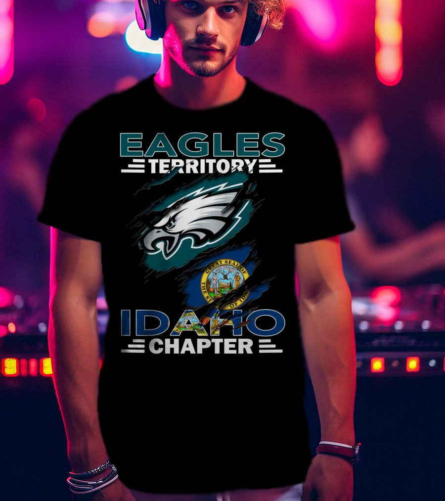 Eagles Territory Idaho Chapter Great Seal Of Idaho T-Shirt