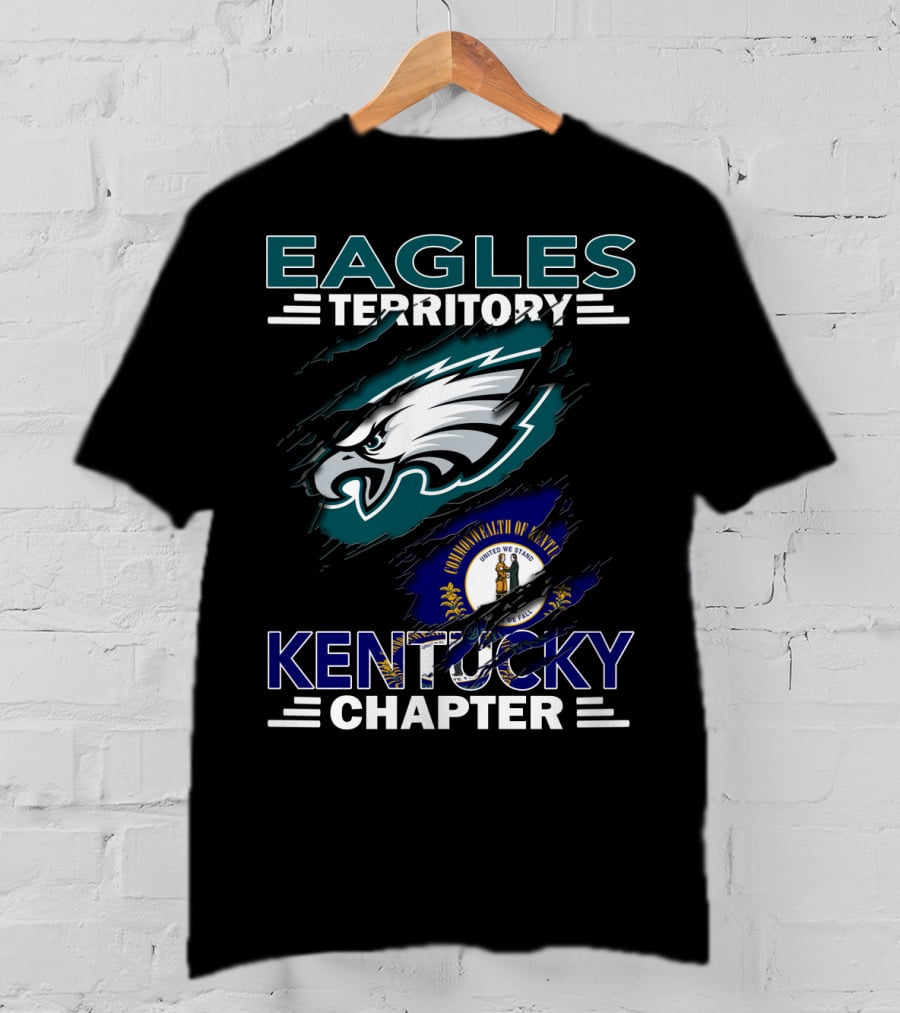 Eagles Territory Kentucky Chapter Commonwealth Flag Integration T-Shirt