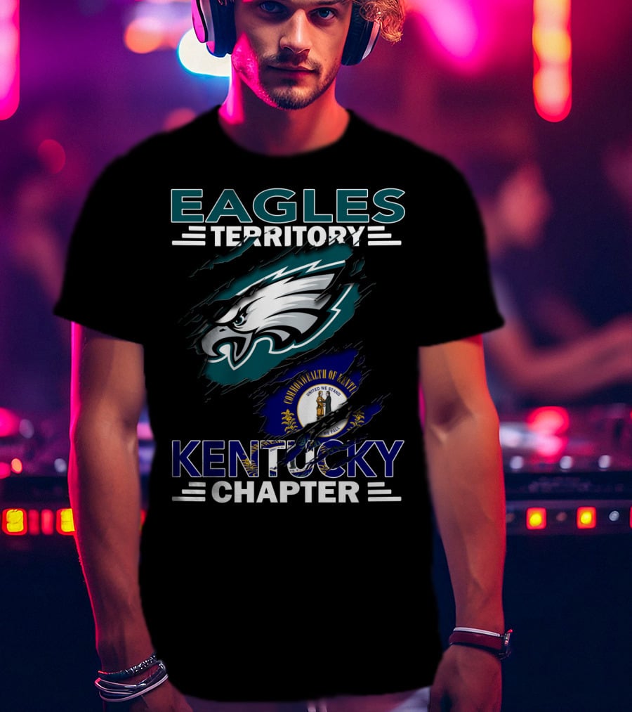 Eagles Territory Kentucky Chapter Commonwealth Flag Integration T-Shirt