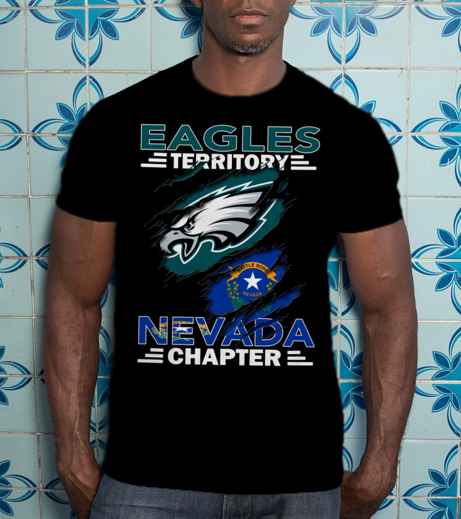 Eagles Territory Nevada Chapter Battle Born Nevada Flag T-Shirt