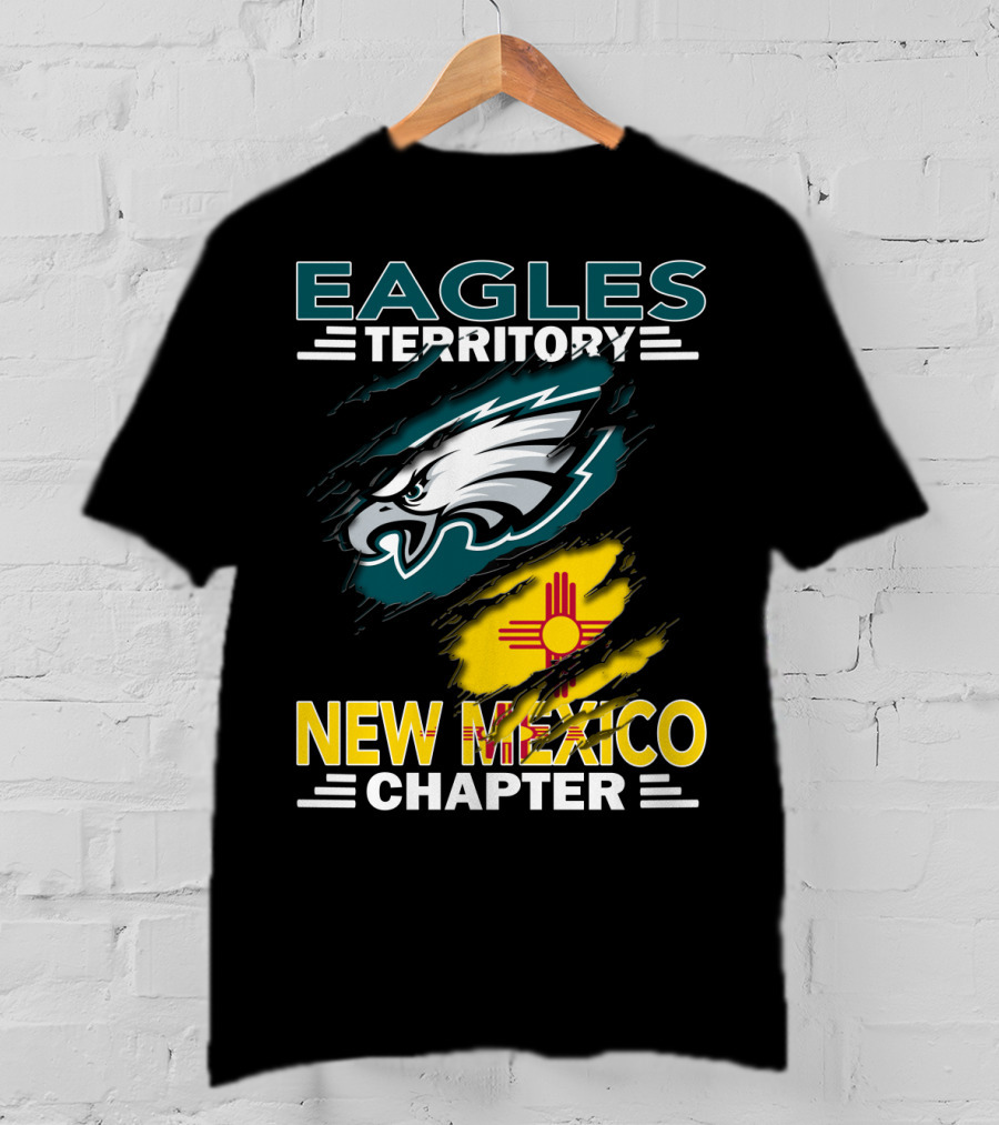 Eagles Territory New Mexico Chapter Fan Emblem With Iconic Symbol T-Shirt