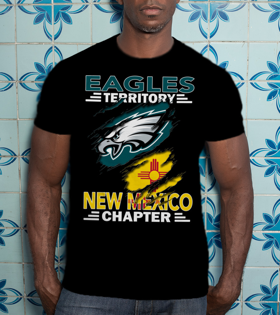 Eagles Territory New Mexico Chapter Fan Emblem With Iconic Symbol T-Shirt