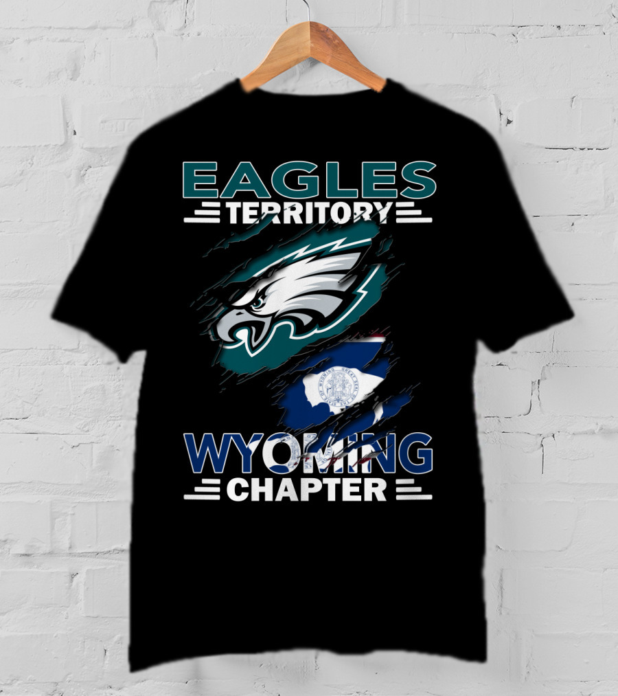 Eagles Territory Wyoming Chapter Fan Community Connections T-Shirt