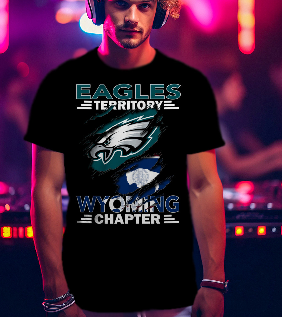 Eagles Territory Wyoming Chapter Fan Community Connections T-Shirt
