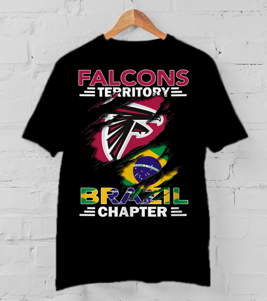 Falcons Territory Brazil Chapter NFL Fan Club South American Division T-Shirt