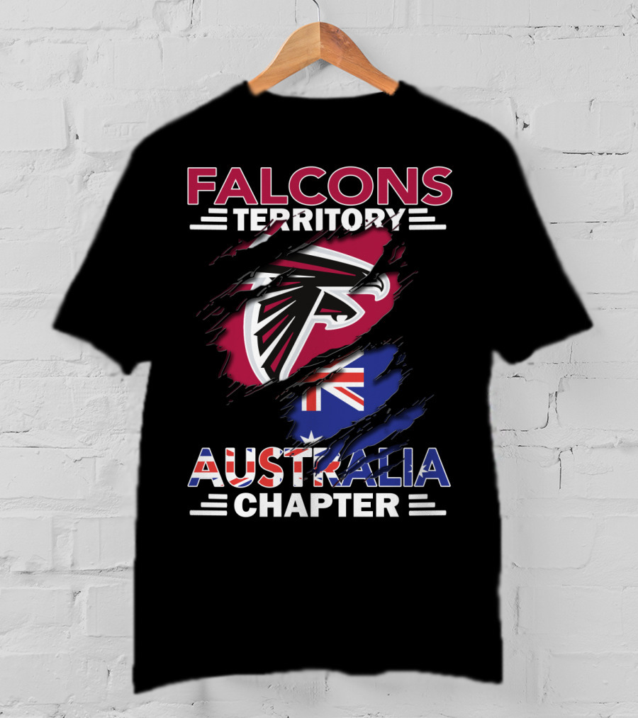 Falcons Territory Australia Chapter Flag Logo Emblem T-Shirt