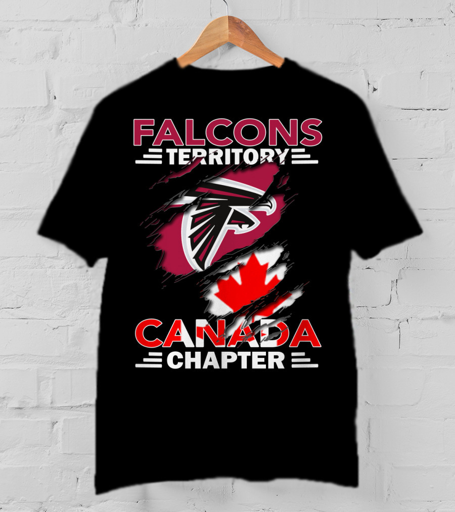 Falcons Territory Canada Chapter Atlanta Sports Fan Group T-Shirt