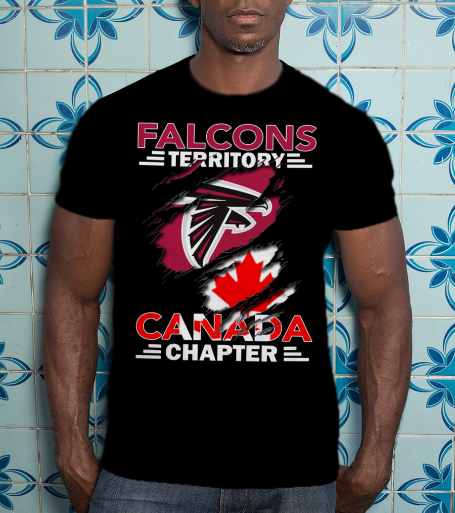 Falcons Territory Canada Chapter Atlanta Sports Fan Group T-Shirt
