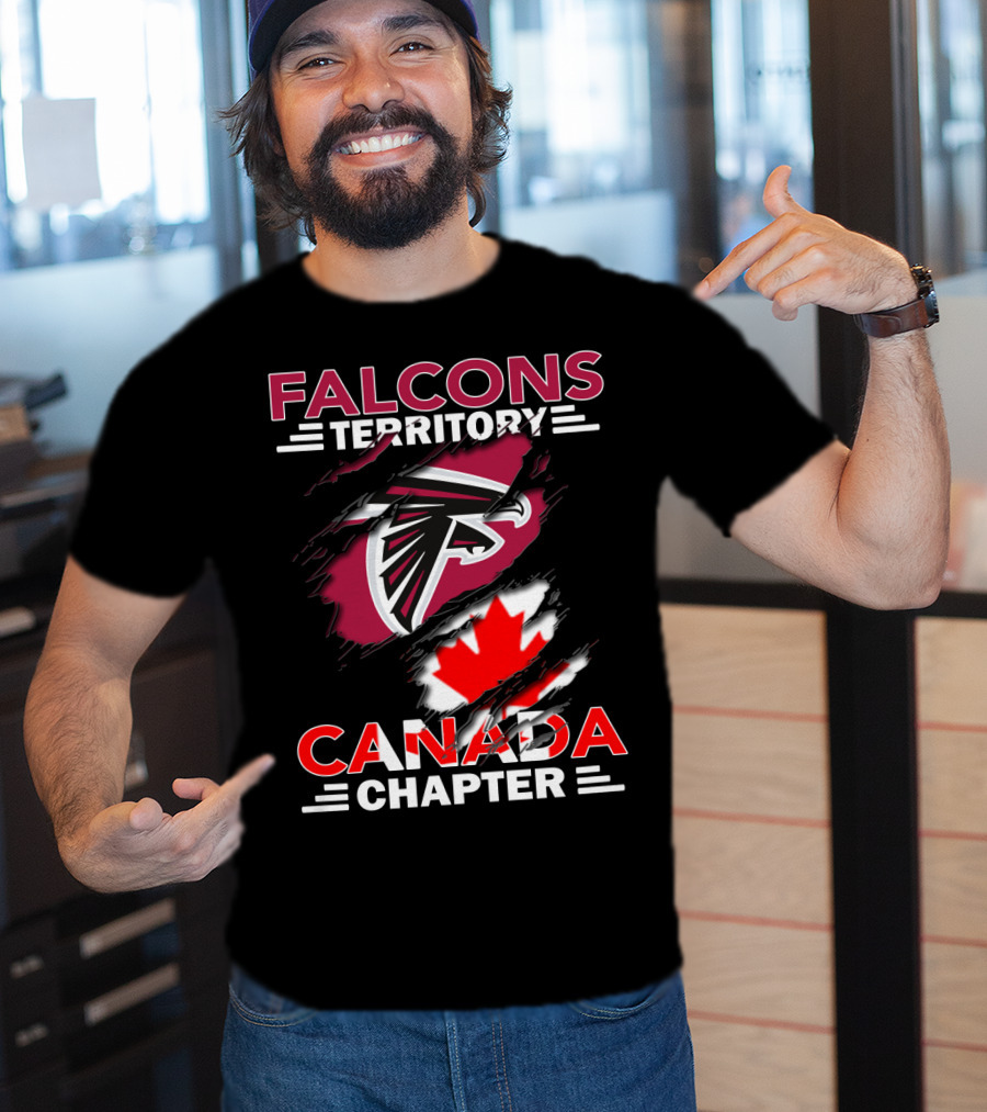 Falcons Territory Canada Chapter Atlanta Sports Fan Group T-Shirt