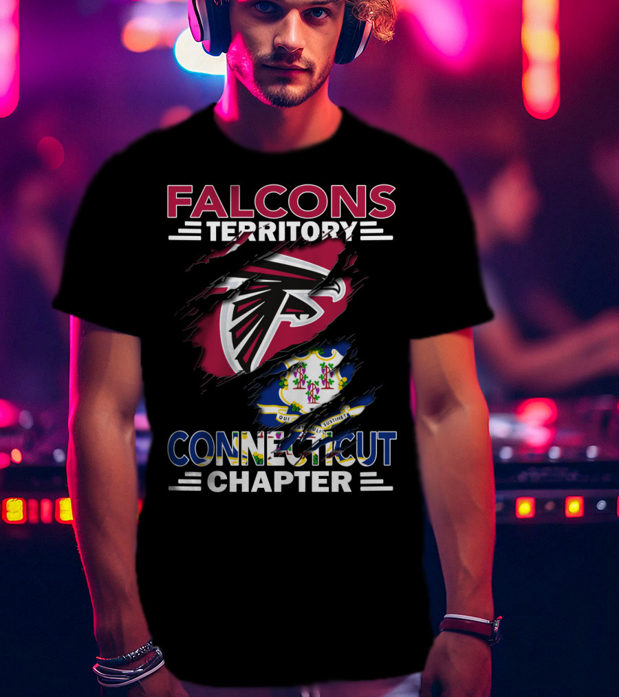Falcons Territory Connecticut Chapter NFL Logo T-Shirt