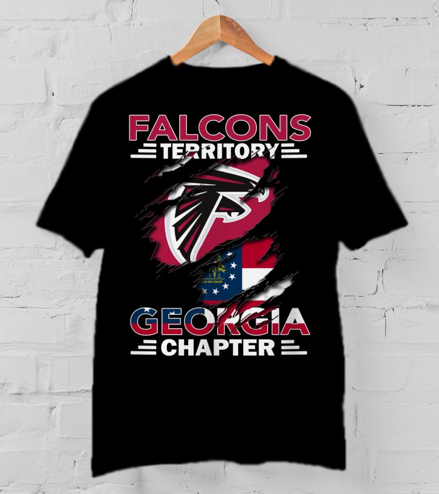 Falcons Territory Georgia Chapter Flag T-Shirt